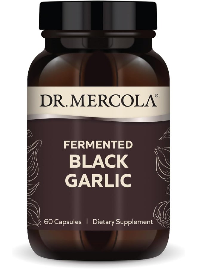 Dr. Mercola - Black Garlic, 30 Servings - (60 Capsules) - Image 1